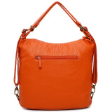 Convertible Crossbody Backpack - Orange
