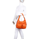 Convertible Crossbody Backpack - Orange