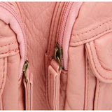 Convertible Crossbody Backpack - Rose Pink - Ampere Creations