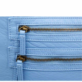 The Lisa Convertible Backpack Crossbody - Baby Blue - Ampere Creations