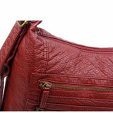 The Lisa Convertible Backpack Crossbody - Burgundy - Ampere Creations
