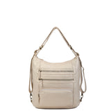 The Lisa Convertible Backpack Crossbody - Champagne - Ampere Creations