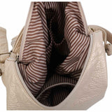 The Lisa Convertible Backpack Crossbody - Champagne - Ampere Creations