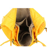 The Lisa Convertible Backpack Crossbody - Honey Mustard - Ampere Creations