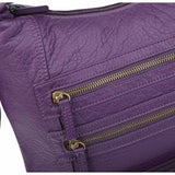 The Lisa Convertible Backpack Crossbody - Purple - Ampere Creations