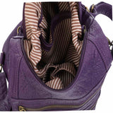 The Lisa Convertible Backpack Crossbody - Purple - Ampere Creations