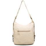 The Lisa Convertible Backpack Crossbody - Taupe - Ampere Creations