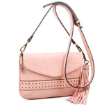 The Audry Crossbody - Pastel Pink - Ampere Creations