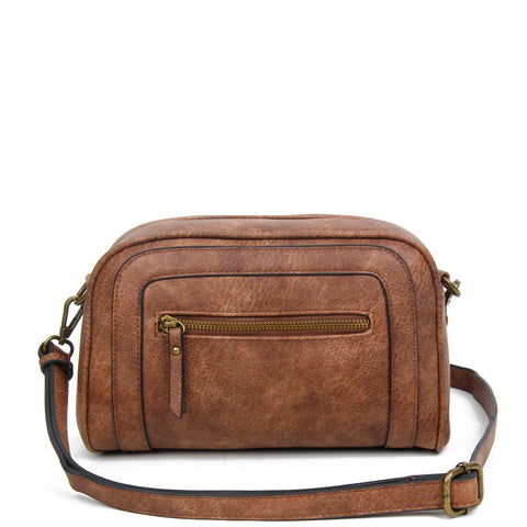 The Aime Crossbody - Brown - Ampere Creations