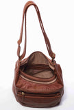 The Angelina Crossbody - Brown - Ampere Creations