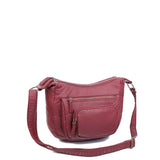 The Alison Crossbody - Burgundy - Ampere Creations