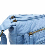 The Alison Crossbody - Baby Blue - Ampere Creations