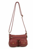 The Bethany Crossbody - Burgundy - Ampere Creations