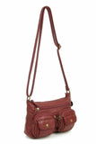 The Bethany Crossbody - Burgundy - Ampere Creations