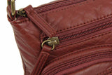 The Bethany Crossbody - Burgundy - Ampere Creations