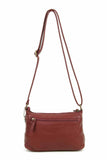 The Bethany Crossbody - Burgundy - Ampere Creations