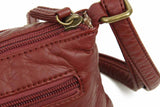 The Bethany Crossbody - Burgundy - Ampere Creations