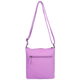 The Camile Three Zip Crossbody - Light Purple - Ampere Creations