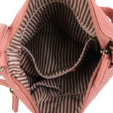 The Camile Three Zip Crossbody - Peach - Ampere Creations