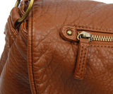 The Large Bonnie Saddle Crossbody - Brown - Ampere Creations