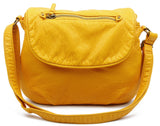 The Large Bonnie Saddle Crossbody - Honey Mustard - Ampere Creations