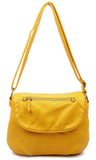 The Large Bonnie Saddle Crossbody - Honey Mustard - Ampere Creations