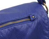 The Large Bonnie Saddle Crossbody - Navy Blue - Ampere Creations