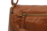The Small Bonnie Saddle Crossbody - Brown - Ampere Creations