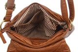 The Small Bonnie Saddle Crossbody - Brown - Ampere Creations