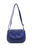 The Small Bonnie Saddle Crossbody - Navy Blue - Ampere Creations