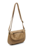 The Small Bonnie Saddle Crossbody - Sand - Ampere Creations