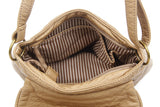 The Small Bonnie Saddle Crossbody - Sand - Ampere Creations