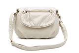 The Small Bonnie Saddle Crossbody - Taupe - Ampere Creations