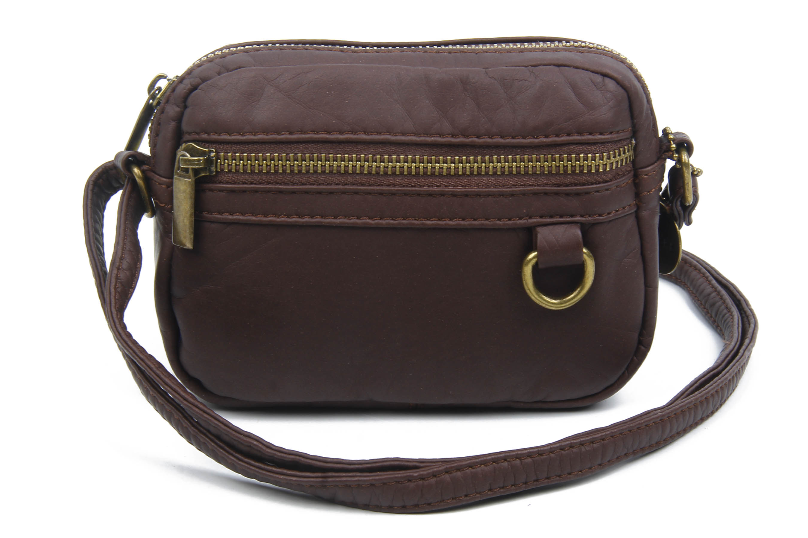 The Caroline Mini Crossbody - Chocolate Brown – Ampere Creations