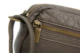 The Caroline Mini Crossbody - Dark Grey - Ampere Creations