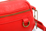 The Caroline Mini Crossbody - Poppy Red - Ampere Creations