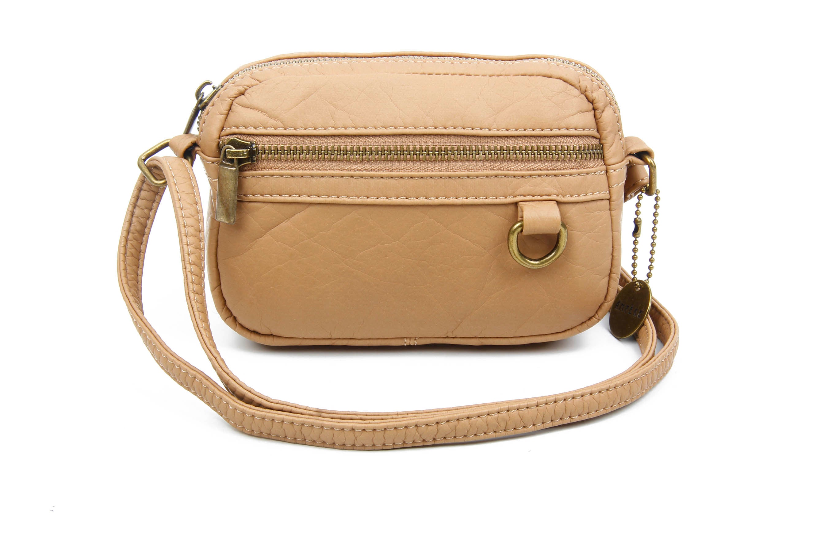 The Caroline Mini Crossbody - Taupe – Ampere Creations