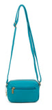 The Caroline Mini Crossbody - Teal - Ampere Creations