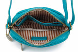 The Caroline Mini Crossbody - Teal - Ampere Creations