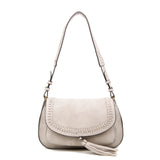 The Alice Saddle- Light Grey - Ampere Creations