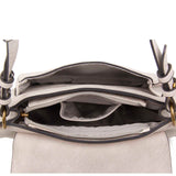 The Alice Saddle- Light Grey - Ampere Creations