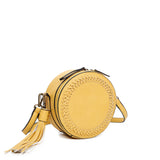 Suzie Round Crossbody - Mustard