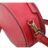 Suzie Round Crossbody - Red - Ampere Creations