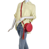 Suzie Round Crossbody - Red - Ampere Creations