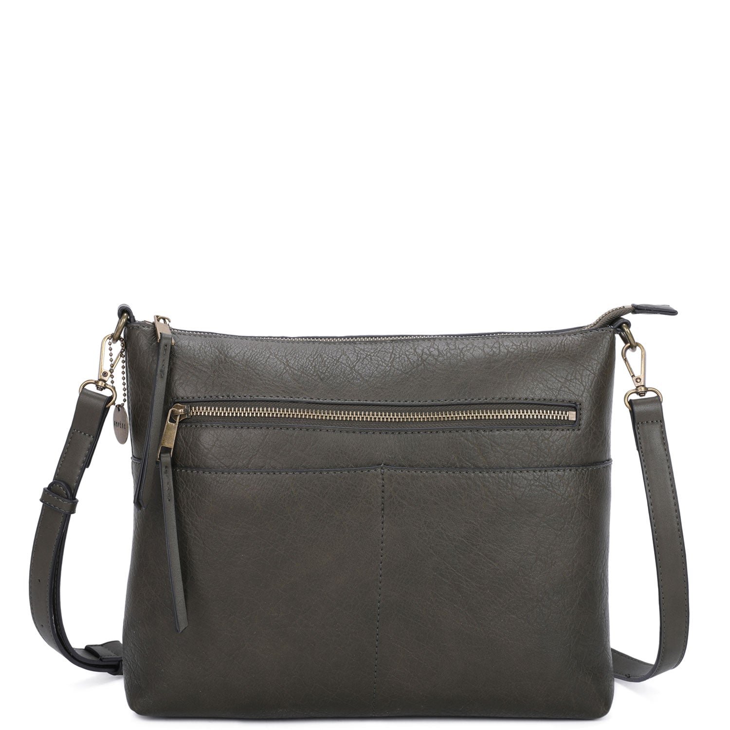 Zoe Leather Crossbody Bag Black