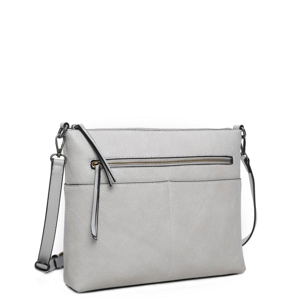 Zoe Crossbody - Grey – Ampere Creations