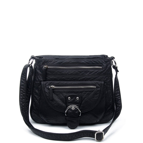 The Lorie Crossbody - Black - Ampere Creations