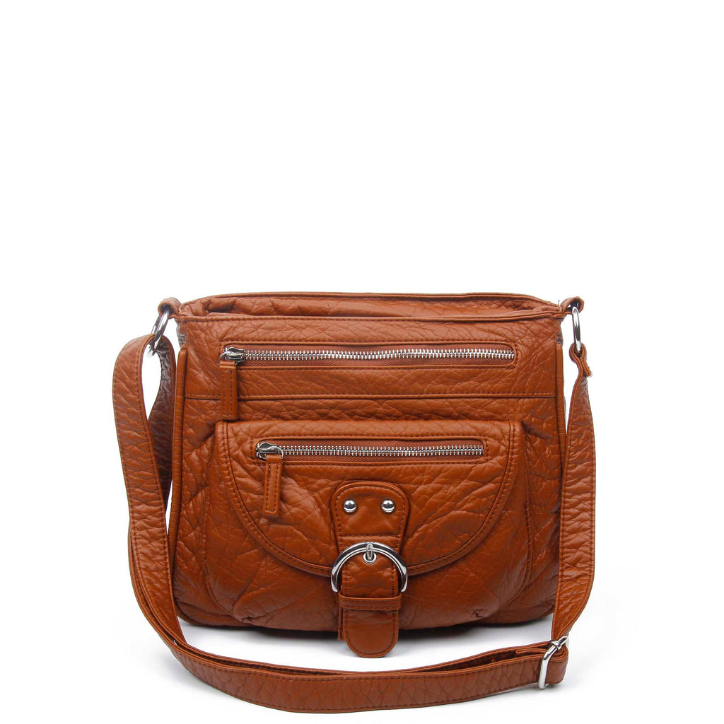 The Lorie Crossbody - Brown - Ampere Creations