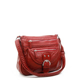 The Lorie Crossbody - Burgundy - Ampere Creations