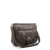 The Lorie Crossbody - Dark Silver - Ampere Creations